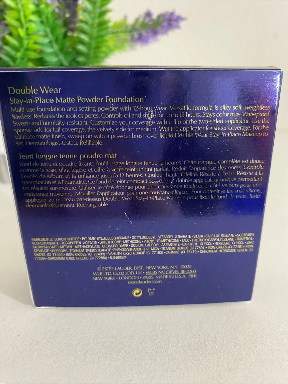 2C3 Fresco, Estee Lauder Double Wear Stay-in-Place Matte Powder Foundation, 12 g